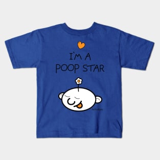 I'm a poop star Kids T-Shirt